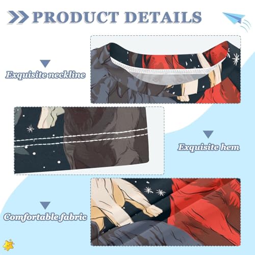 ALAZA Kids Rash Guard Girls Boys Toddler Swim Shirts Short Sleeve Dog Colorful UPF 50+ 3T3