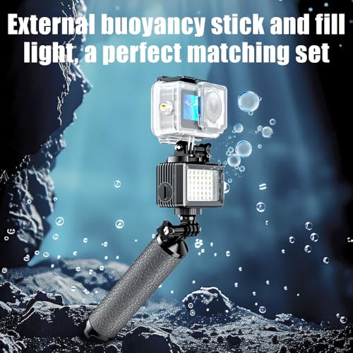 Image of Waterproof Case for DJI Action 4 /5 /6, 60M Underwater Housing with Tempered Glass Screen, PC Material Diving Protective Case with Mount Adapter (YH-DJI-6)