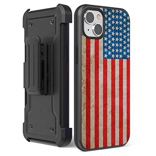 Phone Case and Belt Clip Holster Compatible with iPhone 14 Plus 6.7