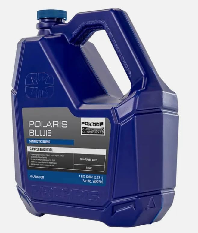 Replacement for Polaris OEM 2882202 Blue Premium Synthetic Blend 2-Stroke Engine Oil 1 Gallon Jug