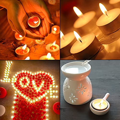 Wfplus 100 Pcs Aluminum Tea Lights Cups, Empty Case Candle Wax Containers, Metal Tea Light Tins With 100 Pcs Candle Wicks Packaged In Carton Box, Candle Mold For Diy Candles Making Supplies #TOP3