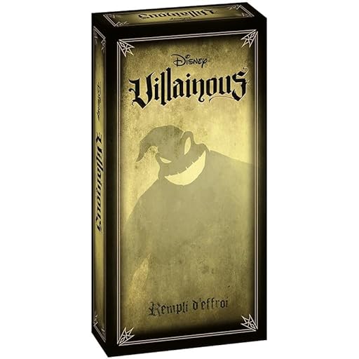 Ravensburger Disney Villainous Extension Solo - Oogie Boogie - Juego de Estrategia - 2 a 4 Jugadores Desde 10 años - 22582 - Versión Francesa - Requiere Otro Juego de Disney Villainous para Jugar. | Ya disponible en tu tienda friki favorita! En mundofriki.es!