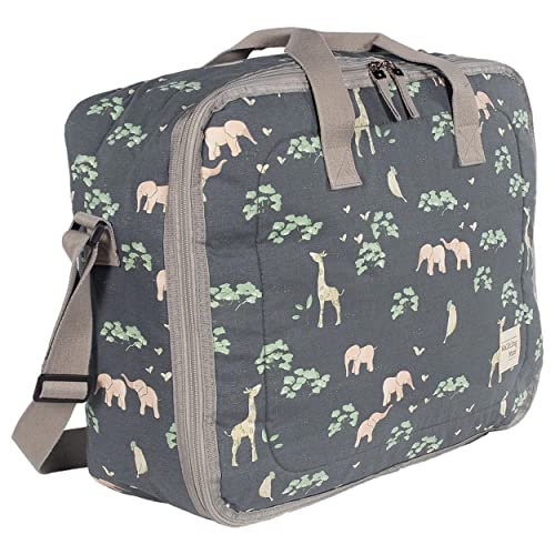 Walking Mum. Maleta de Bebé Baobab. Bolsa de maternidad para hospital/clínica. Organizador para lo que mamá, papá y bebé necesiten. Color Antracita. Medidas 49X37X12 cm (36294) - imagen 2