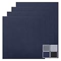 Emaraxy Peel and Stick Carpet Floor Tiles 24x24 Inch, 20 Pack Tile Carpet Squares, 4.5mm Thick Self Adhesive Carpet Tiles, Easy to Install, Durable Non-Slip Polyester for Home Office Basement Blue