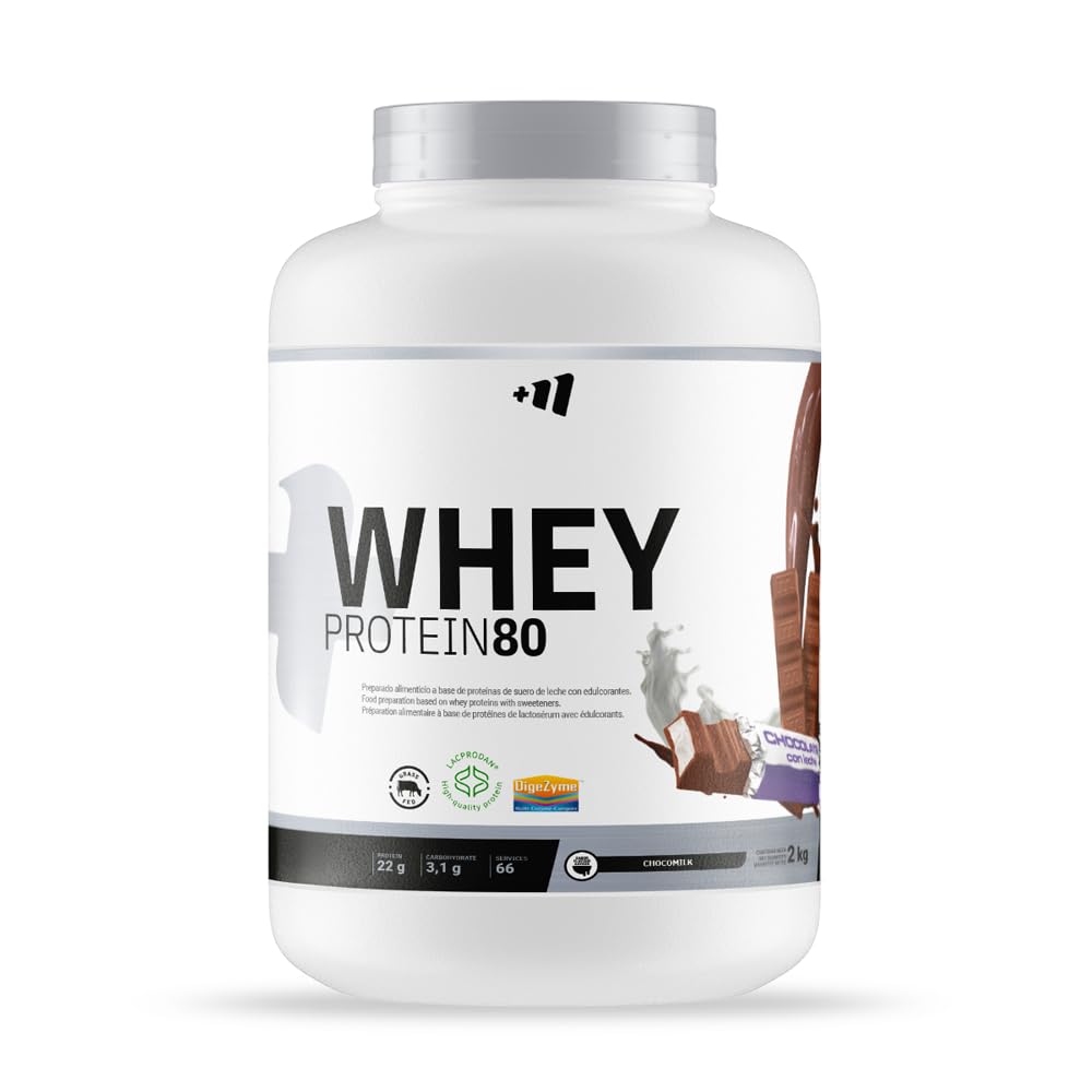 MASmusculo - Whey Protein 80 2Kg - Milchschokolade - Hochwertiges Whey Eiweißpulver - Mit Lacprodan von Arla und Molkenprotein - Unterstützt den Muskelaufbau