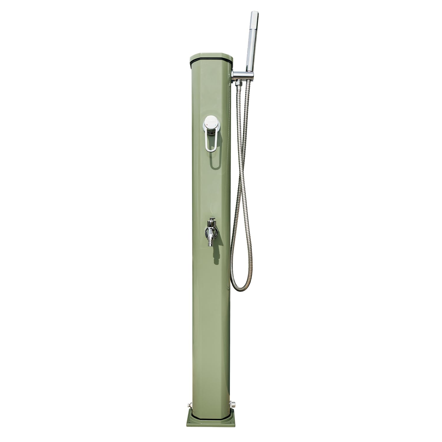 Formidra Froura, Solar Shower Jolly GO2 RAL6011 Green Asseda, jardín, Equipos de riego y Herramientas de jardín, Equipos de riego, duchas de jardín, DS-JG141-6011