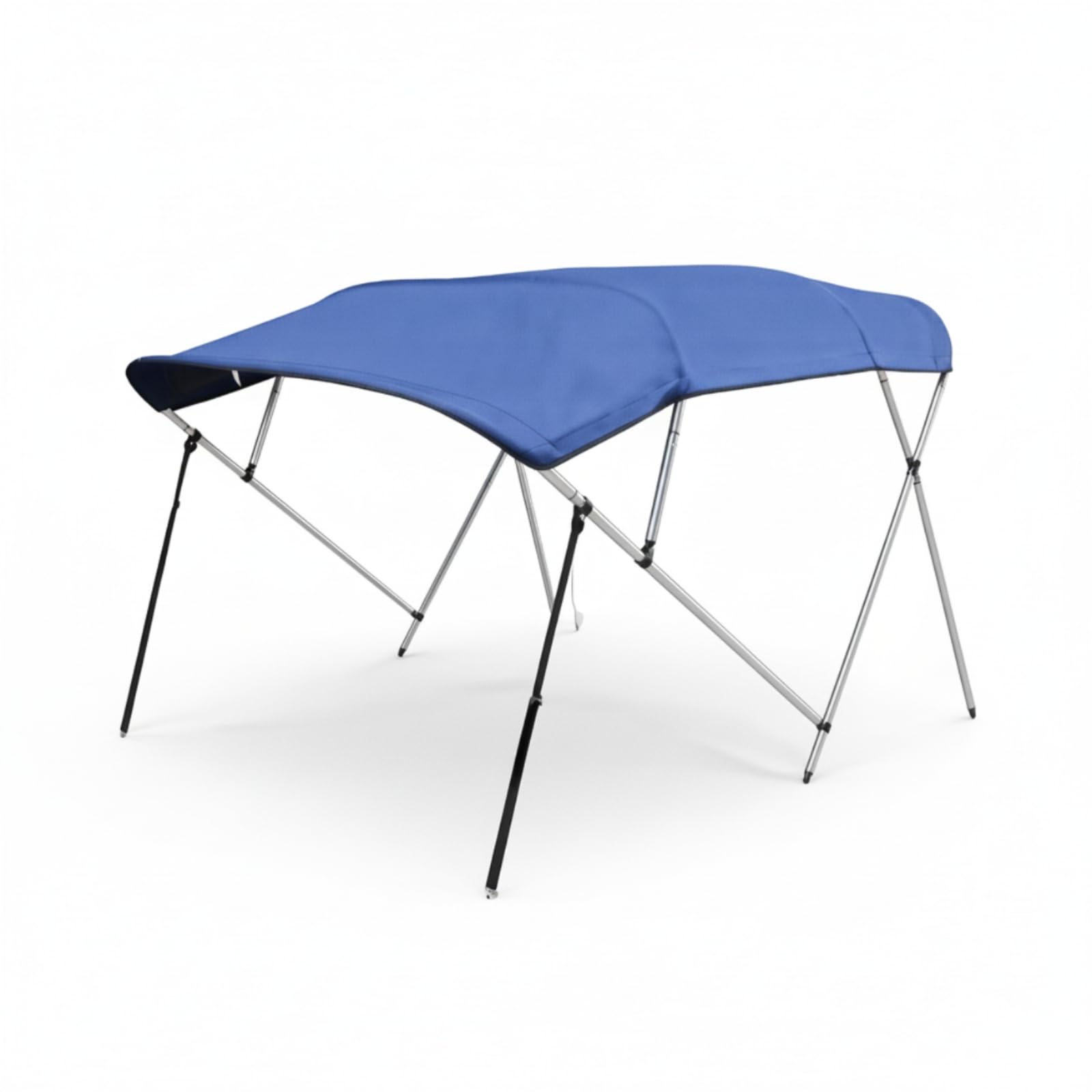 Barca Copertura Bimini Tenda Parasole Riparo Navigazione Impermeabile Resistente Ai Raggi Solari Tessuto Oxford 600D Telaio Acciaio Pieghevole Adatto, Style to 3