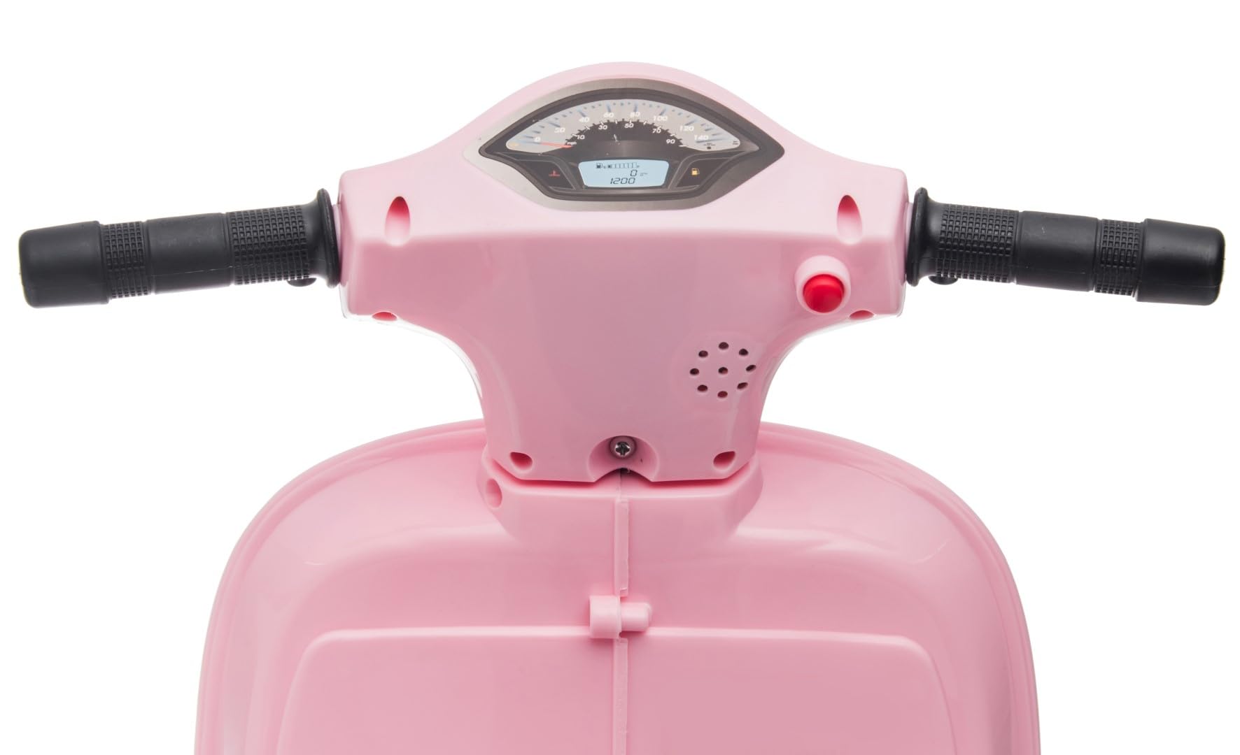 Vespa moto elettrica per bambini con schienale per bambini 2 anni Batteria 6V 4,5A Carico massimo 25KG tempo di guida 45 MINUTI Motore: 1x35W Verde Acqua (Rosa)