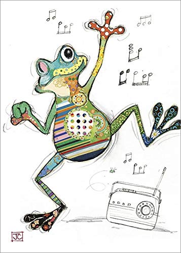 Kooks by Bug Art - Cute & Quirky Greeting Card - Freddy Frog