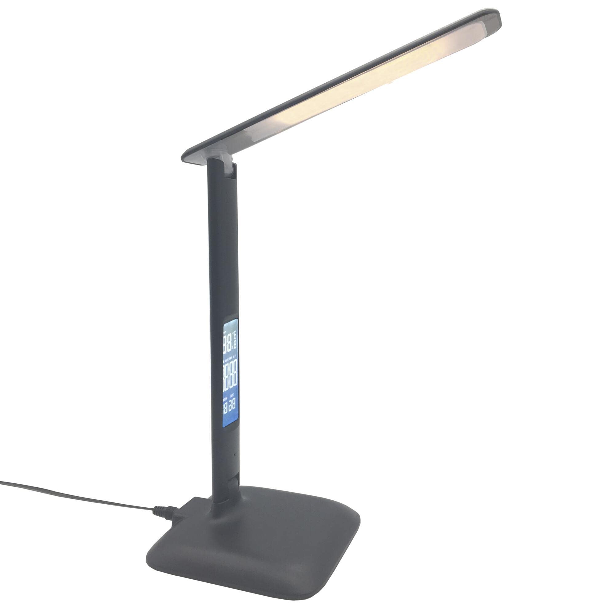 INSPIRE - Lampada da scrivania ALEX - Lampada moderna - 3000 K/6500 K - 820 LM - 240 V - Touch - Plastica - Nero