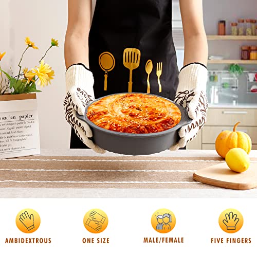 Revolutionary 932°F Extreme Heat Resistant Gloves,BBQ gloves,oven gloves heat resistant,oven gloves with fingers for Kitchen,Cooking - Image 3