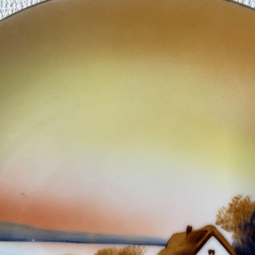 Amazon.co.jp: オールドノリタケ飾り大皿両耳付き1908年英国