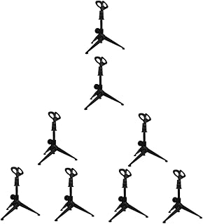 SUPVOX 8 Peças Suporte De Tripé De Microfone Tripé De Mesa Microfone De Mesa Microfone Portátil Suporte De Microfone Suporte De Microfone Universal Suporte De Microfone Mesa Liga De