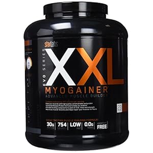 Starlabs nutrition xxl myo gainer, 2270gr. ganador de peso