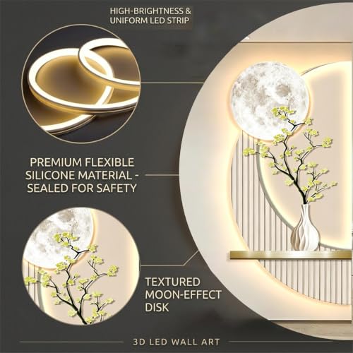 Tableau LED avec télécommande et céramique étanche pour entrée - 6