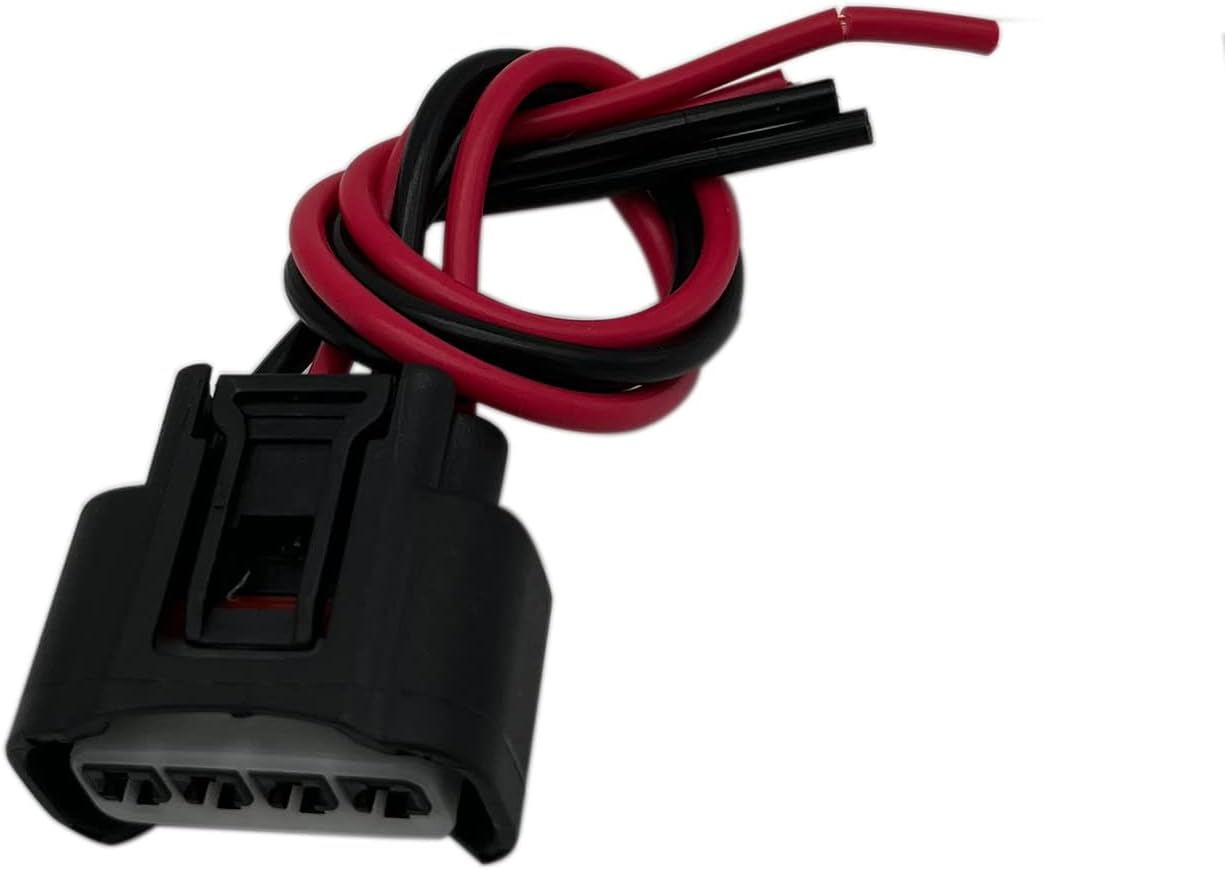 4Pcs Ignition Coil Connector Compatible with Toyota Camry Corolla Highlander, Scion tC,Sienna - Replace 90980-11885 Ignition Coil Female Connector Plug Harness Pigtail