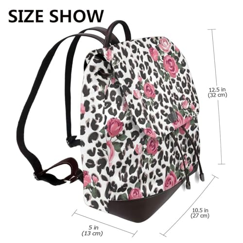 Sac à dos léopard rose idéal pour vos sorties urbaines branchées - 2