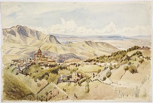 Impression murale Guanajuato Mexique affiche haut de gamme Adela Breton 60x90cm