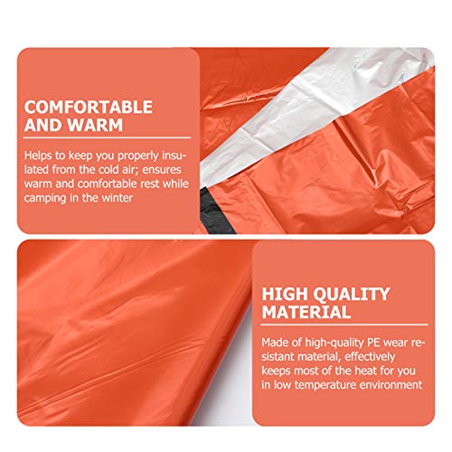 BESPORTBLE 1 conjunto de cobertores térmicos para barraca e manta de emergência para atividades ao a