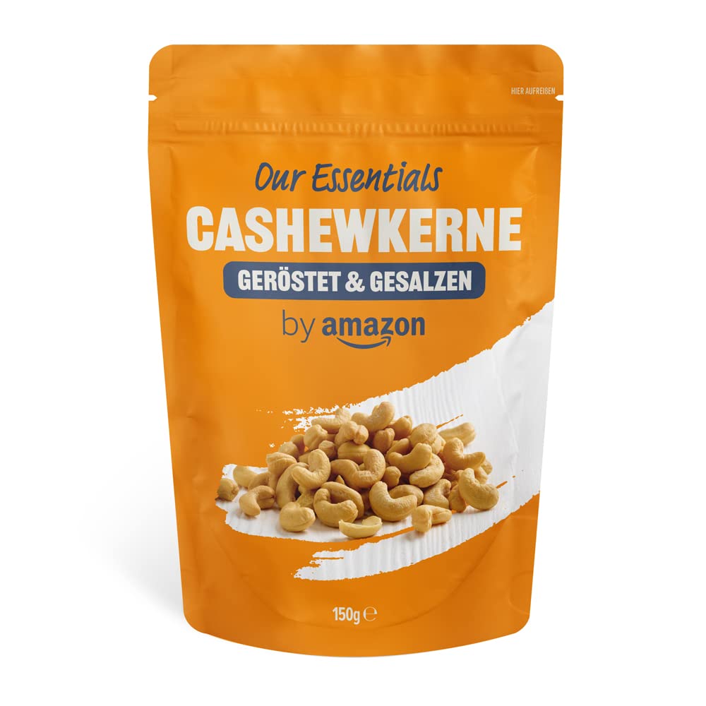 by Amazon Cashewkerne geröstet & gesalzen, 150g (1er-Pack)