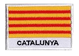 Brodé Ecusson Patche Drapeau Catalogne Patch Catalan Pays Région Espagne Catalunya