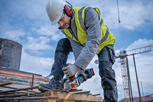 Bosch Professional BITURBO Akku-Winkelschleifer mit X-LOCK GWS 18V-15 PSC (Leistung wie kabelgebundenes Gerät mit 1.500 W, mit 2 x Akku ProCORE 8.0Ah, Ladegerät GAL 18V-160 C, in L-BOXX) – Bild 5