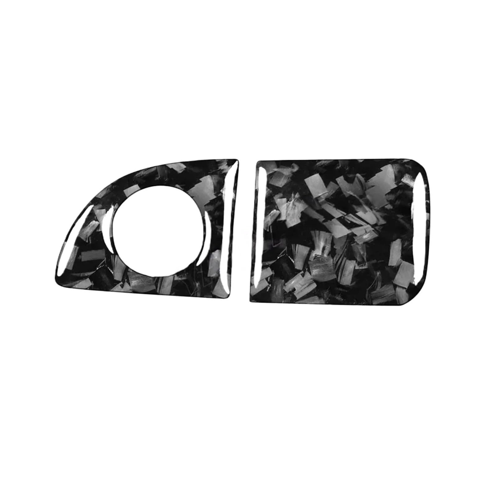 Vnhlotvjl Type3 Car Navigations Radio Cd Shift Lift Panel Trim Cover Sticker Compatible For Dodge Challenger 2015-2020 Forged Carbon Fiber Car Interior Acce(Type3)
