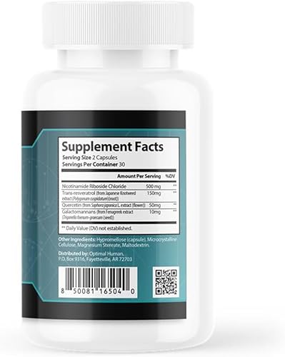 Miniatura 2 de Alex Jones Naturals Suplemento de apoyo NAD+  Fórmula Ultra DNA Revival  Apoyo de energía celular y bienestar  Mezcla premium de NMN + Resveratrol