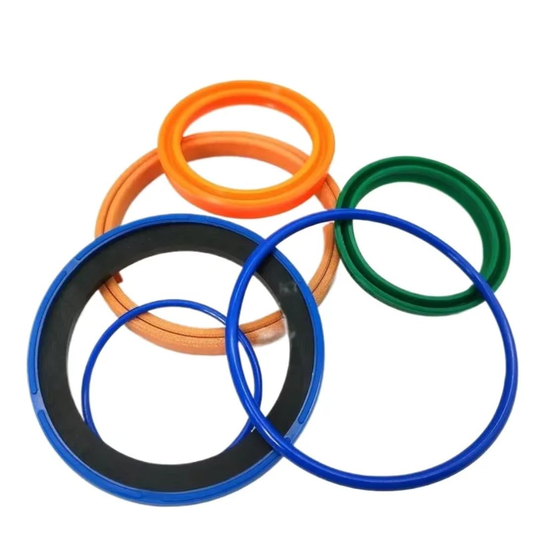 Hydraulic Cylinder Oil Seal O Ring Kit Repair Seal KIT 99100115, Compatible with JCB Wheel Loader, Replacement Part (99100115)