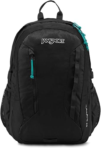 JanSport Mochila Agave para mujer - Bolsa para portátil de 15 pulgadas, color negro