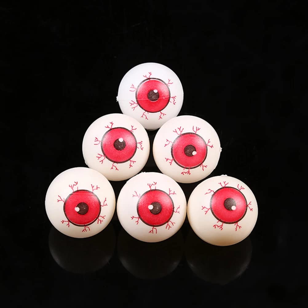 Partysanthe 6pcs Eye Balls Simulation Eyeballs Bloody Fake Eyeballs Party Props for Dancing Halloween Party - Pack Of 12pcs