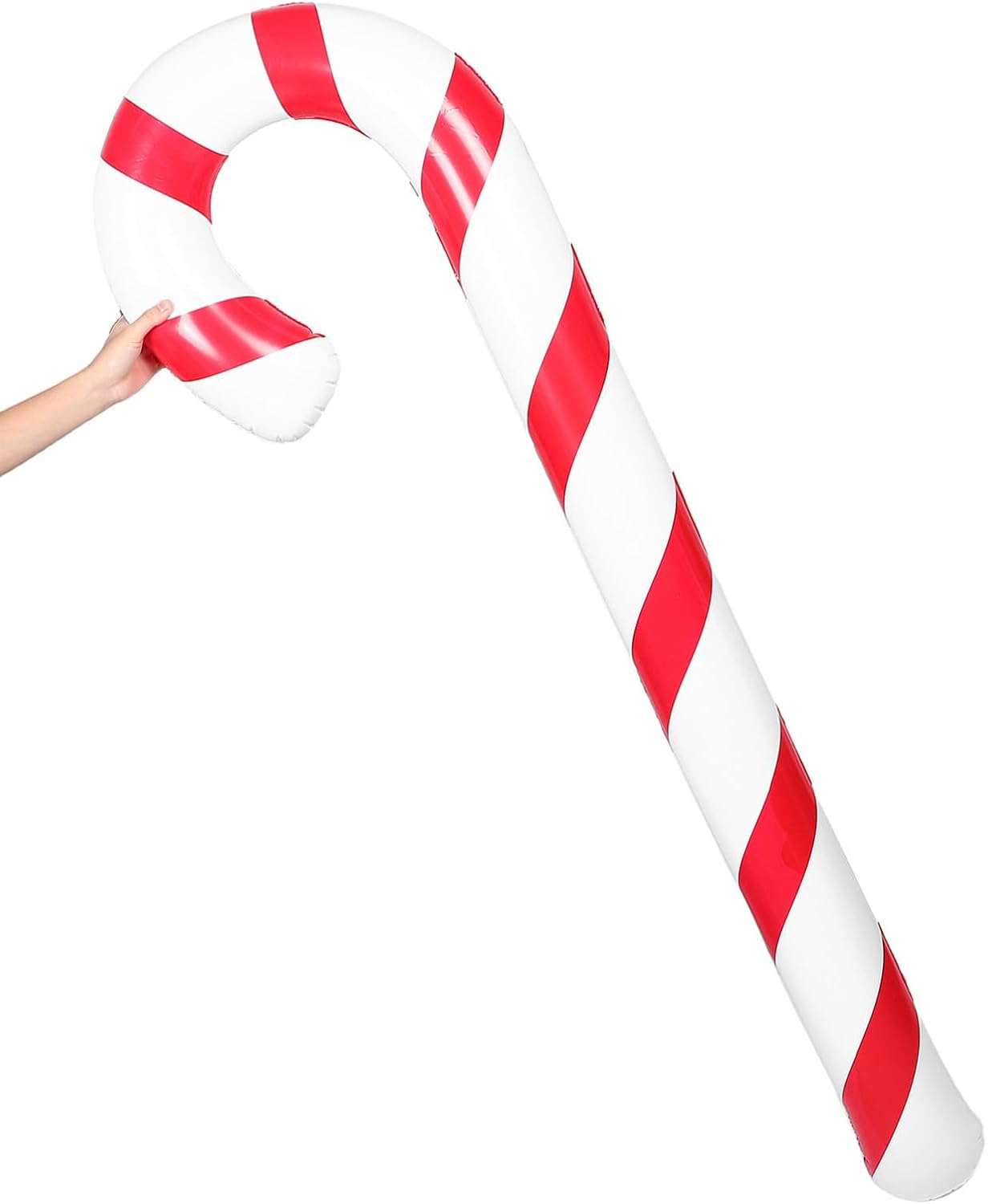 Giant Inflatable Candy Cane Decorations Xmas PVC Reusable Holiday image 3