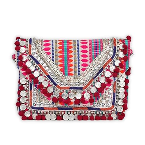 Image of Maresse Women Boho Bag Embroidered Crossbody Sling Bag For Women | Handmade