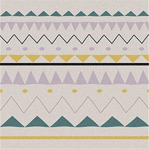 Tapis de mode gris vert violet triangle abstrait irrégulier durable 40 * 120CM - 4