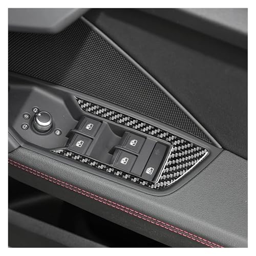 Panneau commutateur vitre Audi A3 8Y cadre carbone ajusté RHD