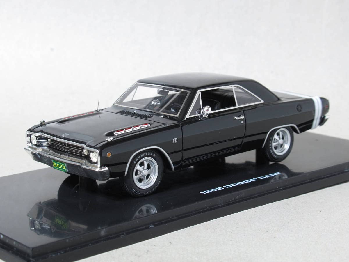 Amazon | 1/43 HIGHWAY 61 ダッジ ダート 1968 ハイグロスブラック