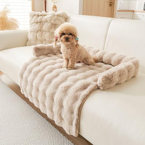Bettschlange Hundebett Flauschig, Katzenbett, Hundedecke Sofa mit Rand, Waschbar Haustierbett, Hundebetten rutschfest, Katzensofa Katzennest für Katze Kleine Hunde, 75x75cm, Kaffee Bettschlange Hundebett Flauschig, Katzenbett, Hundedecke Sofa mit Rand, Waschbar Haustierbett, Hundebetten rutschfest, Katzensofa Katzennest für Katze Kleine Hunde, 75x75cm, Kaffee