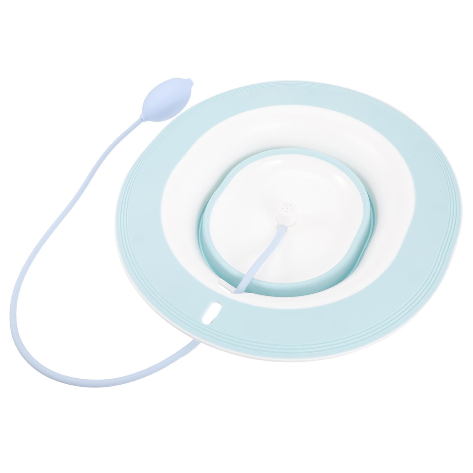 Vaguelly Vasca da Bagno per Igiene Post Parto per Donne in Gravidanza Sitz in Plastica Blu con Design Antiscivolo e Profondità per Immersione Profonda e Bagno Sanitario