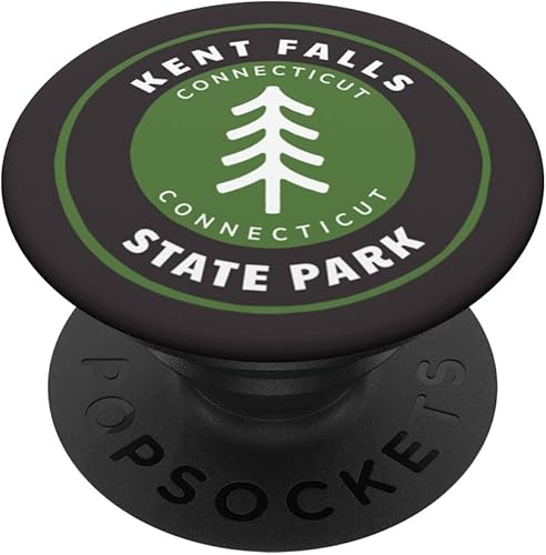Kent Falls State Park Connecticut CT Tree Badge vacation PopSockets Swappable PopGrip