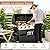 Sophia & William Propane Gas Grill and Griddle Combo with Porcelain-Enameled Cast Iron Grates, Dual Outdoor BBQ Grill with Flat Top Griddle for Barbecue, 696 SQ.IN. Cooking Area