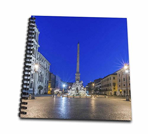 Livre de mémoire Italie Rome Piazza Navona album photo multicolore