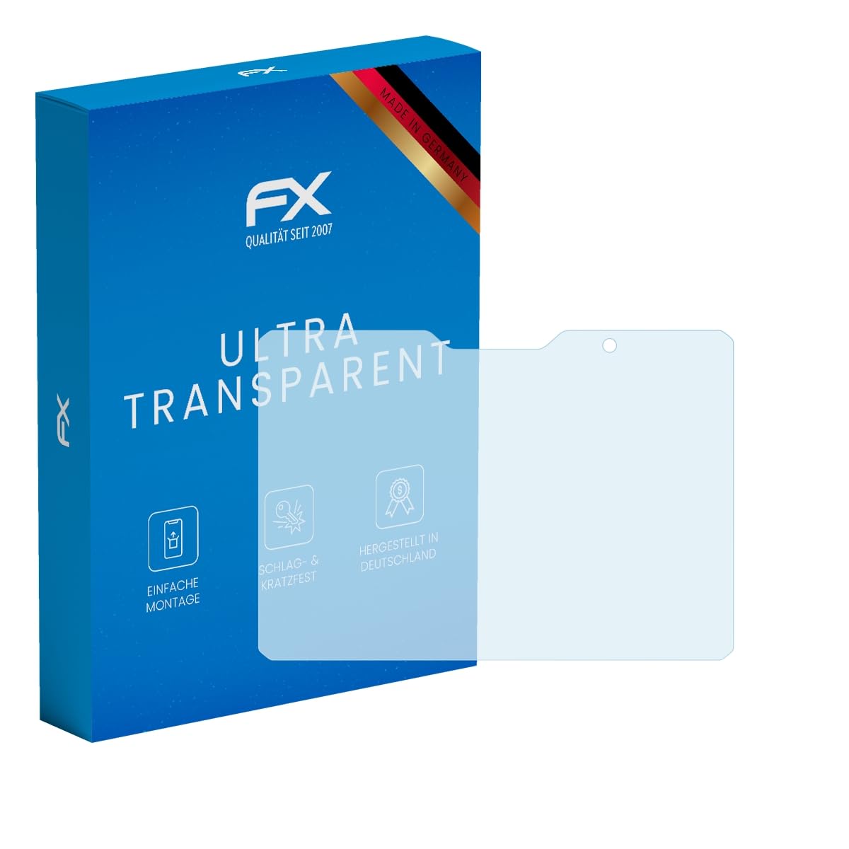 atFoliX Screen Protection Film compatible with DT Research DT302P Screen Protector, ultra-clear FX Protective Film (2X)