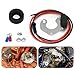 BELOWSYALER Metal Conversion Set for 4 Cylinders 1442 Replacement 12V Electronic Coil Set Automotive Accessory