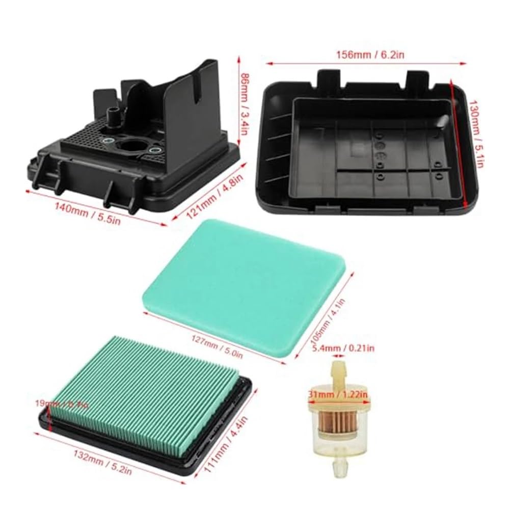 Piezas de cortacésped, carburador, Mantenimiento de césped, Kit de Control de Mezcla de Aire y Combustible Apto for Motor GCV160