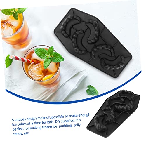 Molde para cubitos de hielo dientes de vampiro Halloween miniatura 3