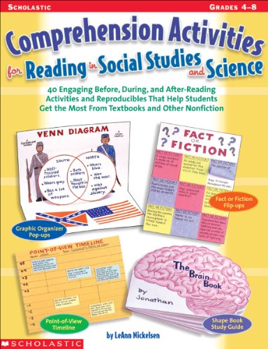Comprehension Activities For Reading In Social Studies And Science