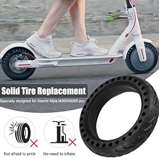 OUXI Pneu Plein pour Xiaomi M365/Pro/Pro 2 Trottinette Electrique,Anti Dérapant Anti Crevaison Increvable Solide 8,5 Pouces Avant/Arrière (1 Pièce)