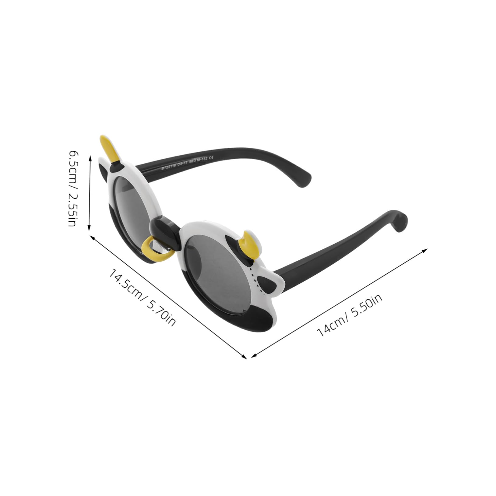 FRCOLOR Adorable Polarized Sunglasses for Lightweight Flexible Silicone Frame with Protection for Outdoor Sports and Playtime Activities