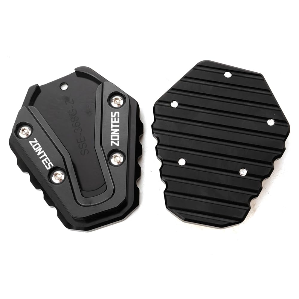 Piastra di Prolunga CNC per Motocicletta Adatta per ZonTES 368G 501G 368K 368E 2024 2025 2026 Prolunga Supporto Cavalletto Laterale ZonTES 368 G e K Accessori