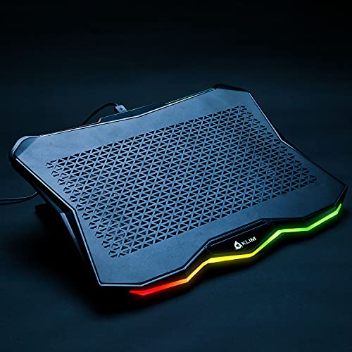 KLIM-Rainbow-Base-Refrigeradora-Portatil-RGB-11-a-17-Refrigerador-Portatil-Gaming-Ventilador-USB-Estable-y-Resistente-Base-de-Aluminio-Gran-compatibilidad-Nueva-2022